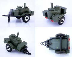 Trailer KP-2-48 field kitchen military Agat Mossar Tantal 1:43