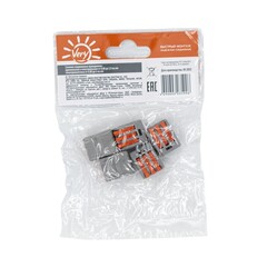 00-1-053 Клемма соединительная, 3-х проводная, 400В, 32А, 5 шт. (Very)