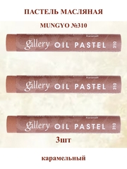Пастель масляная мягкая профессиональная MUNGYO Gallery Карамельный №310 (3шт)
