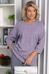 Джемпер В гармонии с собой (сиреневый) Б14313-48М LT Collection