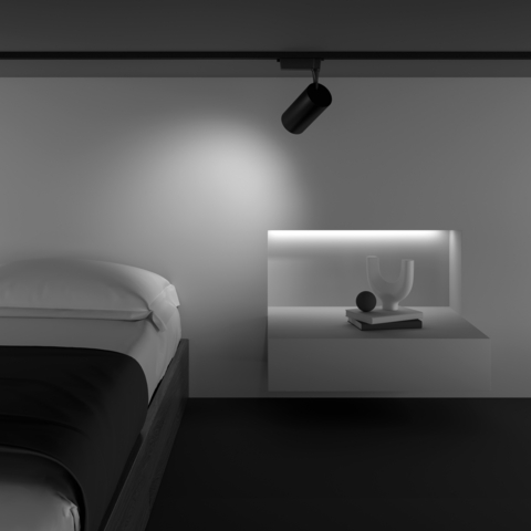 Трековый светодиодный светильник Maytoni Vuoro TR003-1-36W4K-W-B