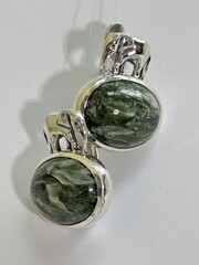 Элефант (серьги  из серебра)