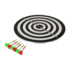 Дартс - диаметр  41 см, 6 дротиков.