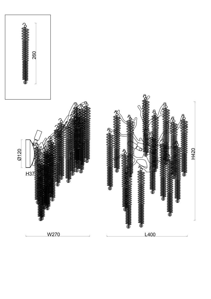 Бра Freya Mineral FR1010WL-03G