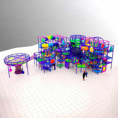 Детский игровой лабиринт «Фиолетовая Галактика»