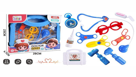 Набор доктора в чемодане 11 эл 28*23 син