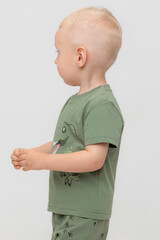 фуфайка  для мальчика  КР 302700/папоротник к538