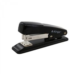 
          Степлер №24/6 Alingar, на 20 л., корпус металлический, черный