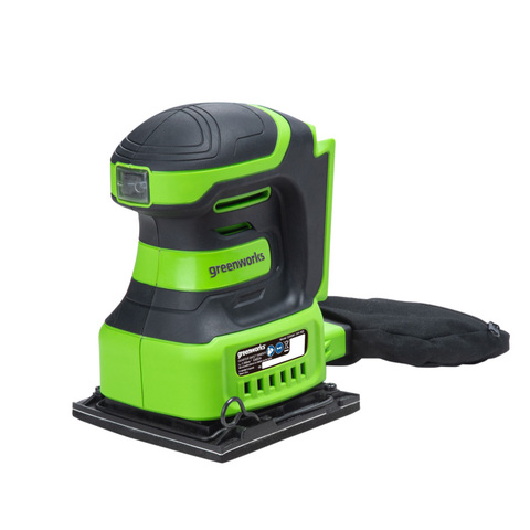 Плоская шлифмашина Greenworks G24SS14 24V аккумуляторная, без АКБ и ЗУ