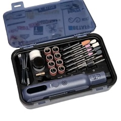 Гравер Greenworks GPT-8VRT 8V с оснасткой (52 шт) аккумуляторный