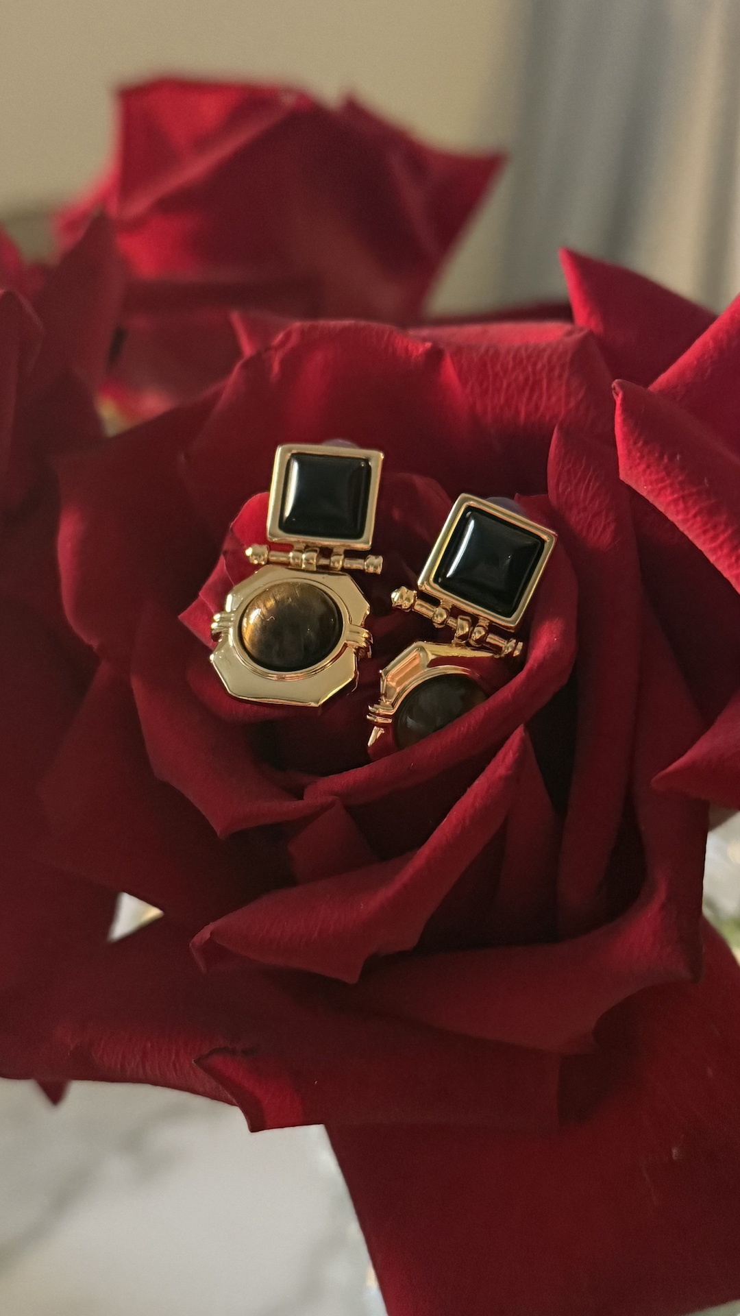 Серьги с тигровым глазом PREMIUM QUALITY