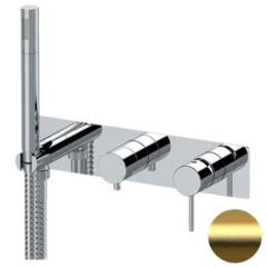 Remer X97D3WBBG Смеситель для душа Remer X Style X97D3WBBG, золото брашированное фото