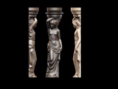 Силиконовый молд № 2011 Кариатиды 2 шт