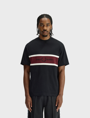 Футболка FRED PERRY Embroidered Panel T-Shirt