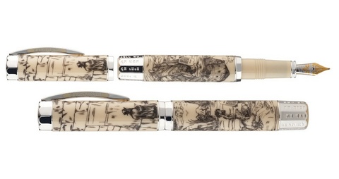 Перьевая ручка Visconti LE The Jewish Bible, Ivory ST, F (Vs-158-52F)