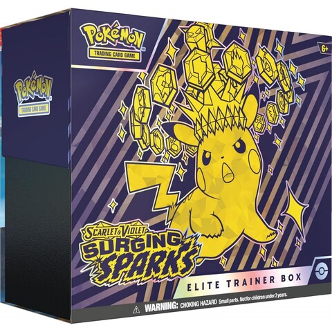 Набор карточек Pokemon TCG: Scarlet and Violet Elite Trainer Box (Surging Sparks) (на английском языке)