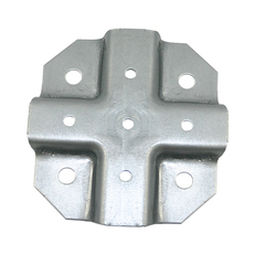 70-0-844 Крепеж для профильной трубы Х-образный оцинкованный (Россия)