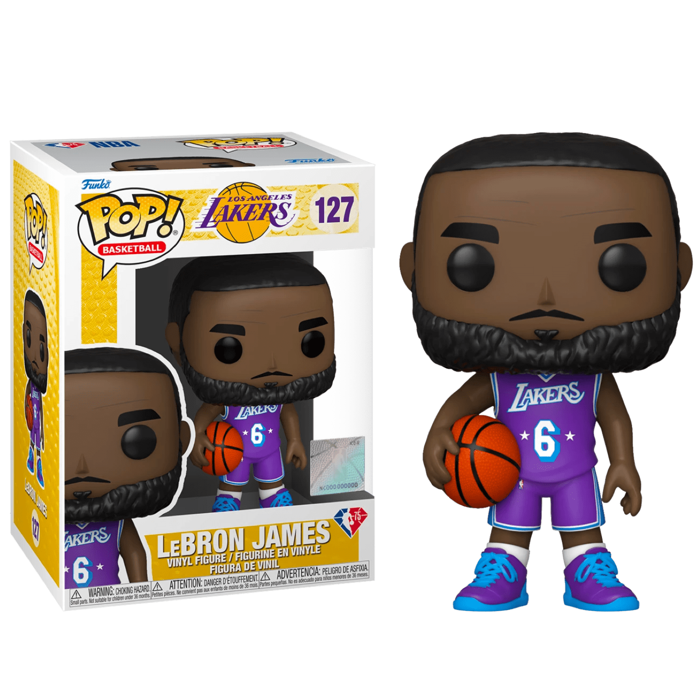 Фигурка Funko POP! NBA. LA Lakers: LeBron James (127) (Б/У) – купить по  выгодной цене | Интернет-магазин комиксов 28oi.ru