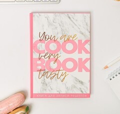 Ежедневник для записи рецептов COOK BOOK very tasry А5, 80 листов