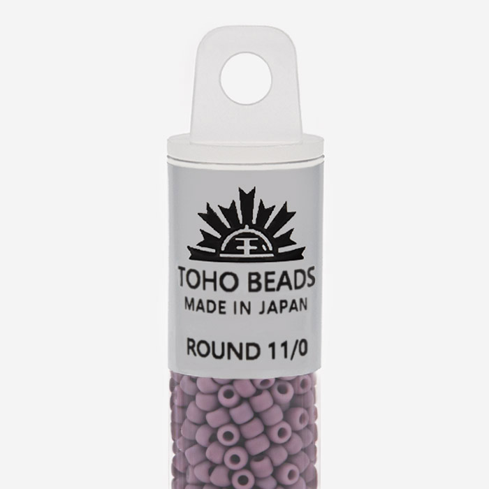 Японский бисер TOHO Round 11/0 (№52F), непрозрачный матовый