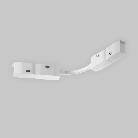 Комплектующие для трековой системы Maytoni Accessories for tracks exility TRA034CS-W