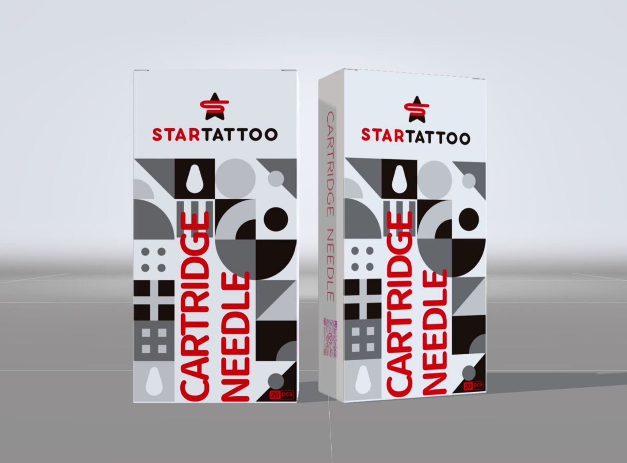 Картриджи для тату и перманента STARTATTOO 25/01 RLMT (упаковка 20 шт)