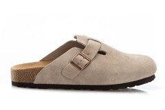 Birkenstock Boston Soft Footbed (Beige)