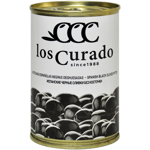 Los Curado  Оливки  черные без косточки,  300г