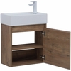 Aquanet 302521 Тумба с раковиной Nova Lite 50 1 дв. цв. дуб рустикальный (302521)