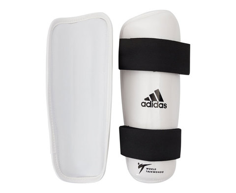 Защита голени для тхэквондо WT Shin Pad Protector белая