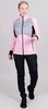 Премиальная куртка для лыж и зимнего бега Nordski Hybrid Candy Pink/Grey женская