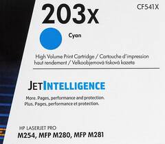 Картридж HP 203X (CF541X) голубой увеличенной ёмкости для HP СLJ M254/M280/M281 2.5K