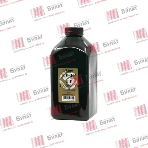 Тонер БУЛАТ s-Line банка 500 г для KIP 3000, 6000, 7000, 8000, 9000