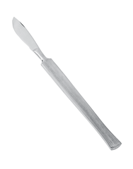 Скальпель брюшистый 150х40 мм