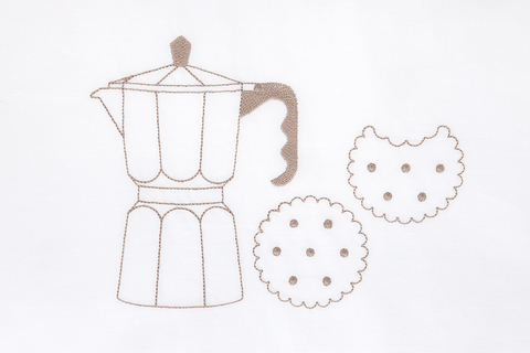 Постельное белье 1 спальное Luxberry Yumi Breakfast белое