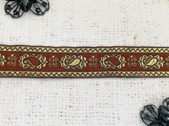 Тесьма жаккард, ш. 2,4 см.