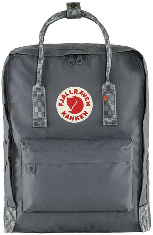 Картинка рюкзак городской Fjallraven Kanken 046-904 Super Grey-Chess Pattern - 5