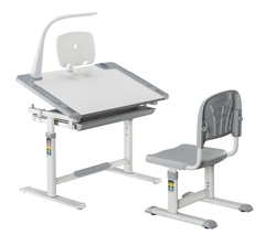 Комплект растущей детской мебели Cubby Lupin парта + стул + выдвижной ящик + подставка + лампа