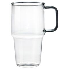 Стакан с ручкой IKEA SKINNFISK (СКИННФИСК), Стекло, 520 мл