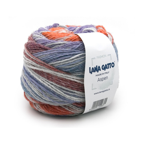 LANA GATTO ASPEN (51% шерсть, 49% акрил, 100 гр/350 м)