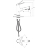 BelBagno BB-LVMD-NERO-W0 Смеситель с выдвижным изливом, черный матовый BB-LVMD-NERO-W0
