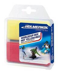 Набор парафинов Holmenkol Worldcup Mix HOT Yellow-Red