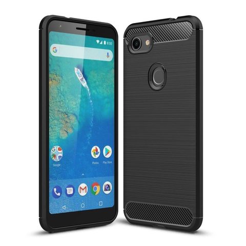 Силиконовый чехол для Google Pixel 3 XL (Черный)