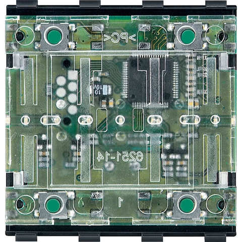 Модуль кнопочного выключателя 2 поста. Merten System M. MTN625299