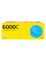 TC-X6000C Тонер-картридж T2 для Xerox Phaser 6000/6010/WC6015 (1000 стр.) голубой, с чипом 106R01631