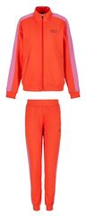 Женский теннисный костюм EA7 Woman Woven Tracksuit - cherry tomato