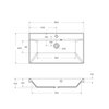 BelBagno BB800/450-LV-MR-FT Раковина из литьевого мрамора, 800x450x142, BB800/450-LV-MR-FT