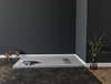 Aquanet 258887 012G Delight NEW поддон литьевой 1600х900х30мм, крышка из нерж, без сифона, серый камень (258887)