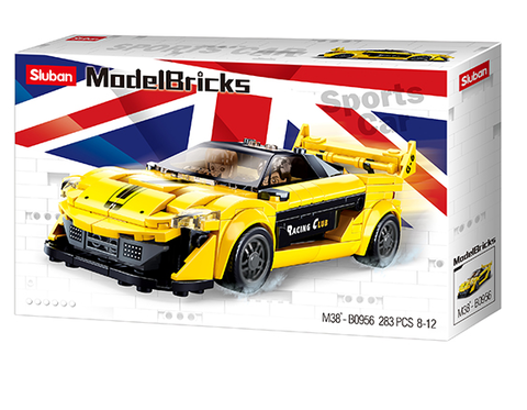 Modelbricks English supercar yellow