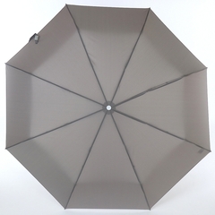 Мужской серый зонт полный автомат TRUST 8 спиц